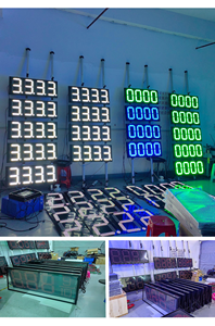 Panneaux d'affichage LED étanches IP65 personnalisables par le fabricant, panneaux LED pour stations-service - Product Image 6