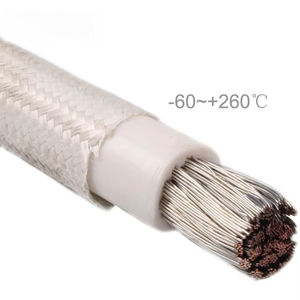 Fil en caoutchouc silicone souple haute température 16AWG, câble résistant à la chaleur avec isolation en fibre de verre - Product Image 6