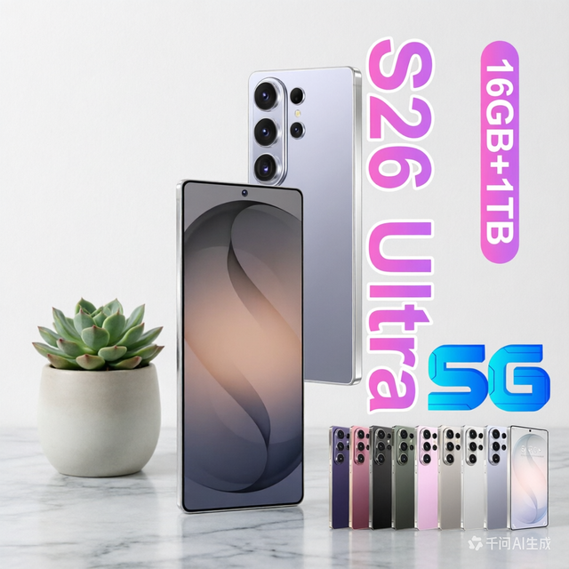 Value Deal New Arrival S26 Ultra at Factory Price Android 15 Face Recognition Business-Grade High-Quality Smartphone