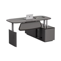 Ensemble de bureau de direction en bois, moderne, durable, multifonctionnel, avec rangement, chaise de bureau