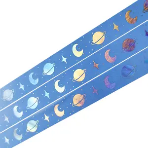 Tape - Cosmic Starry Sky Foil Washi Tape Set (12 Rolls)