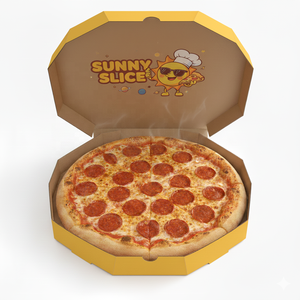 Porta via il contenitore per alimenti Caja De Boite una <span class=keywords><strong>Pizza</strong></span>, scatola per <span class=keywords><strong>Pizza</strong></span> personalizzata con Logo, scatola per conici di <span class=keywords><strong>Pizza</strong></span> a triangolo personalizzata - Product Image 1