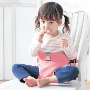 Harnais de sécurité portable pour bébé – Sangle de siège pour chaise haute, chaise de salle à manger, chariot de courses – Empêche les chutes, pliable pour les voyages - Product Image 1