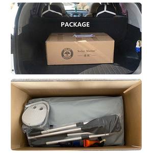 قارب ترانسوم رياضي زورق كاياك مطاطي مع شبشب للأماكن الخارجية أنشطة السلامة في الهواء الطلق - Product Image 6