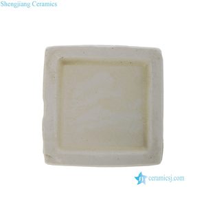 <span class=keywords><strong>Vaso</strong></span> Quadrato in Porcellana Bianca e Blu Kangxi Dipinto a Mano Tradizionale di Jingdezhen RZSC19-B con Manici a <span class=keywords><strong>Testa</strong></span> di Bestia, Cotto ad Alta Temperatura - Product Image 6