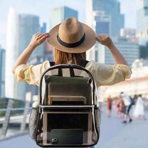 Free Sample Clear <b>Backpack</b> <b>Heavy</b> <b>Duty</b> Transparent <b>Backpack</b> for Sports,Work,Security Travel - Product Image 5