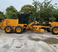 Niveleuse Caterpillar 140K/140H d'occasion avec moteur et pompe, excellentes performances, 18000 kg, 443 heures, à vendre