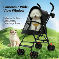 Sac à dos pliable de haute qualité pour animaux de compagnie avec roues et fermeture éclair, écologique, durable, portable, charge maximale de 7 kg pour chiens et chats