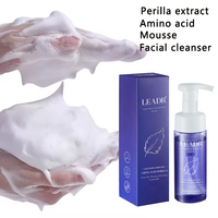 Busa Pembersih Mousse asam Amino alami lembut sensitif pembersihan pori-pori kulit pelembab Pengontrol Minyak Cuci wajah