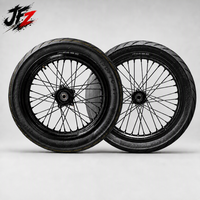 Kit de roues de route 17 pouces pour Sur-Ron Light Bee 2ème génération 2026, moyeu en aluminium CNC, amélioration Supermoto 100/80-17 130/70-17, kit de modification pour E-Bike
