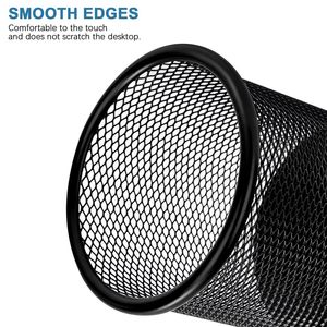 منظم مكياج ملون مخصص مع حامل فرشاة قلم رصاص شبكي من السلك ميزة حامل الأكواب - Product Image 3