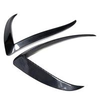 Vantwo Prepreg Dry Carbon Fiber Front Fog Canards 2Pcs/Set Glossy/Matte Bumper Splitter Body Kit pour Tesla Model X 2022+