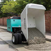 Mini-dumper à chenilles autonome avec moteur diesel, transporteur à chenilles compact, livraison gratuite, à vendre