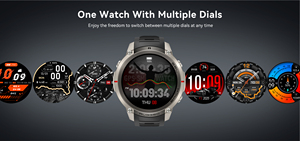 Montre connectée DM59 2026 avec carte hors ligne, GPS intégré, écran AMOLED 1,43 pouces, étanche 5 ATM, boussole, assistant vocal IA pour hommes - Product Image 5