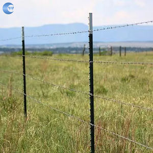 รั้วเหล็กเคลือบเงารูปตัวทีสำหรับฟาร์มแบบอเมริกันเสารั้วเหล็กรูปตัวทีสำหรับฟาร์มแบบเคลือบสังกะสี6ฟุต - Product Image 2