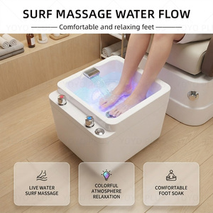 Bañera de Hidromasaje Acrílica para Pedicura, con Certificación CE, CB y FCC, Estación de Pedicura Comercial para Salón de Belleza, Recipiente para Remojar los Pies - Product Image 1