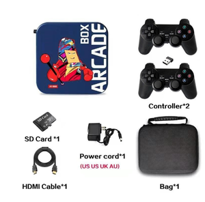 2.4G contrôleur sans fil Arcade Box <span class=keywords><strong>Super</strong></span> Console 4K HD Console de jeu vidéo TV BOX pour PS1/DC 33000 jeux classiques rétro - Product Image 2