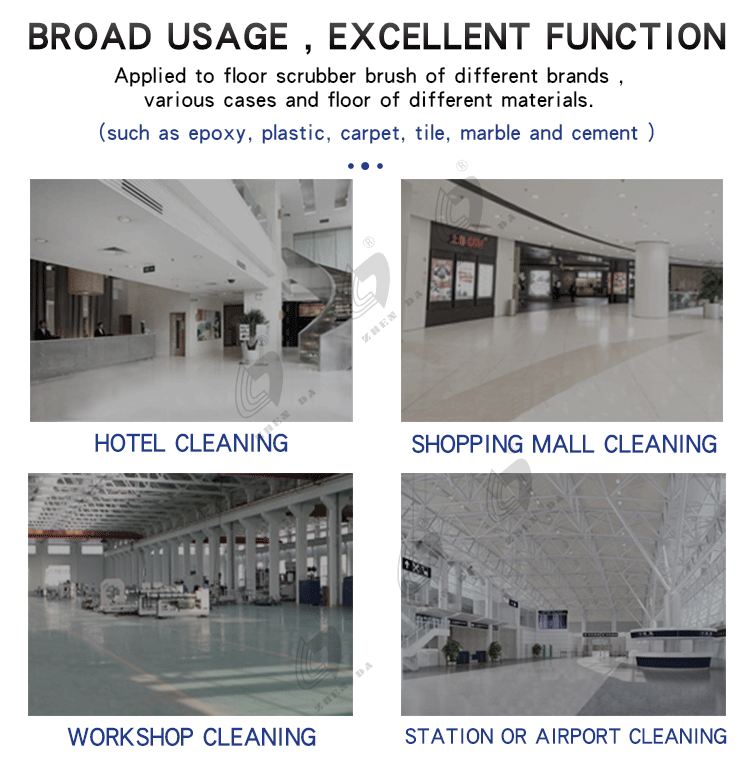 Zhenda Customized Scrubbing Brush Buffer Pad For Floor Polishing