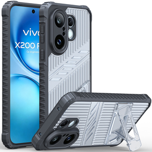 Nueva Funda Protectora para Teléfono con Diseño de Armadura, Híbrida de PC+TPU, Resistente a Golpes, con Soporte de Anillo para Vivo X200FE S30 <span class=keywords><strong>Pro</strong></span> Mini - Product Image 1