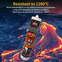 Sellador Ignífugo Resistente a Altas Temperaturas Sin Silicona Factory 3.1 1280 ° Sellador Ignífugo Especial de Grado Industrial C