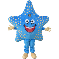 Qiman populaire adulte mascotte Costume chien Melon JJ vache étoile de mer éléphant Sonic personnage inspiré emblématique patte thème chien pour adultes