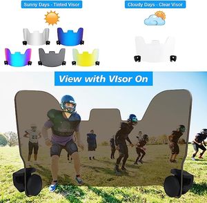 Nouveauté : Visières anti-buée universelles pour casques <span class=keywords><strong>de</strong></span> <span class=keywords><strong>football</strong></span> <span class=keywords><strong>américain</strong></span>, pour jeunes et adultes - Product Image 6