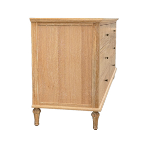 HL512-1 Pháp Sang Trọng Rắn Gỗ Sồi Tủ Đồ Nội Thất Phòng Ngủ 6 Ngăn Kéo Ngực Ngăn Kéo Phòng Khách Tủ Tủ Tủ - Product Image 3