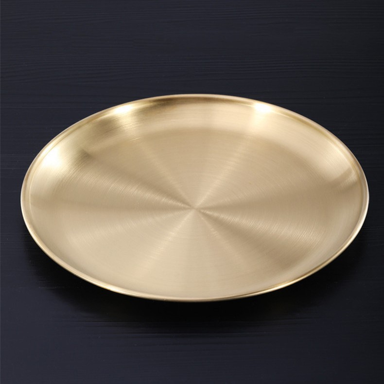 Sartén dorada para parrilla