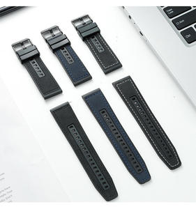 สายนาฬิกาหนังซิลิโคนใหม่ขายส่งจากโรงงาน สำหรับ Apple Watch S11 10 46 มม. Ultra 49 มม. SE 44 มม. และสายนาฬิกาอเนกประสงค์ขนาด 22 มม. - Product Image 6
