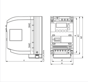 Variador de Frecuencia (VFD) SINAMICS V20 Nuevo y Original, 200-240V 1AC 47-63Hz 1.1kW 6SL3210-5BB21-1UV1 - Product Image 2