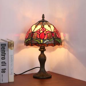 Lampe de chevet classique et originale, Protection des yeux, confortable, moderne, rétro, étude, lampe de Table, <span class=keywords><strong>tiffany</strong></span> - Product Image 6