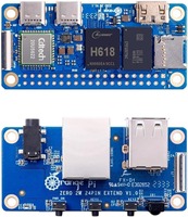 Orange Pi Zero 2W 1GB Allwinner H618 LPDDR4 Quad-Core 64 Bit Single Board Computer Development Boards dengan 16MB SPI Flash