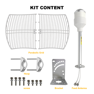 Neue 4G 5G Hochleistungs-Outdoor-Parabolantenne mit großer Reichweite 2*2 MIMO-Grid 1710-3800MHz 24dBi Kommunikationsantennen - Product Image 6