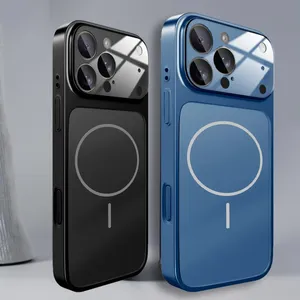 <span class=keywords><strong>Funda</strong></span> de Vidrio Nano Mate para <span class=keywords><strong>iPhone</strong></span> 17 Pro Max, 17 Air, 17 Pro, 16, 15, <span class=keywords><strong>14</strong></span>, 13 Pro Max, con Carga Inalámbrica Magnética - Product Image 3