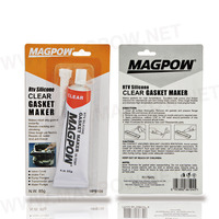 MAGPOW MPB108 Fabricant de joints en silicone RTV sans huile de couleur transparente de 3 oz pour l'automobile