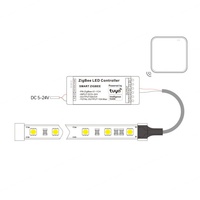 Controlador de Intensidad de Luz Monocromática Tuya Smart Zigbee DC5-24V de 1 Canal, 180W 6A, Control por Aplicación Alexa, Google y SmartLife, WiFi para 20m