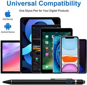 Bolígrafo de escritura inteligente 2 en 1 Stylus Pro con logotipo láser personalizado universal para teléfono móvil Android IOS - Product Image 6