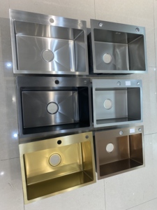 <span class=keywords><strong>Fregadero</strong></span> de acero inoxidable 6045, <span class=keywords><strong>fregadero</strong></span> de cocina para lavar platos, diseño moderno y personalizado - Product Image 2