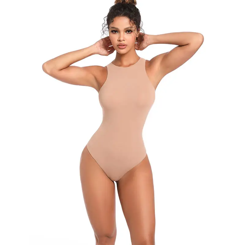 Breathability Ultra Thin Sexy Best Breathable Underwaist Thong Seamless Plus Size Women Skims Shapewear Bodysuits