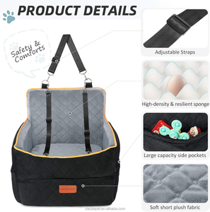 Proveedor de Asientos para Mascotas, Cama para Perros Pequeños y Medianos, Capacidad de 35 lb, Espuma Viscoelástica para Viajes Largos en Auto - Product Image 5