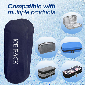 Портативная медицинская водонепроницаемая сумка-холодильник для инсулина и гелевых пакетов с льдом для хранения диабетических препаратов, путешествий, охлаждения и снятия боли - Product Image 2