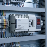 NTDT85 125A 2P/3P/4P AC230V Saklar Transfer Otomatis Saklar Pengalih Daya Ganda untuk Sistem Daya Cadangan Generator