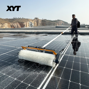 <span class=keywords><strong>Brosse</strong></span> à rouleau de système autonettoyant de panneau solaire de haute qualité avec poteau télescopique à long manche X5 - Product Image 5