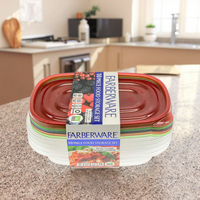 <strong>Best</strong> <strong>Selling</strong> Wholesale Clear Reusable <strong>Airtight</strong> Plastic Storage Box Kitchen <strong>Food</strong> <strong>Container</strong>