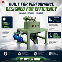 Séparateur magnétique à poudre sèche Zhuiri avec dégaissage électromagnétique, capacité 300-600 kg/h, AC380V, élimination efficace du fer