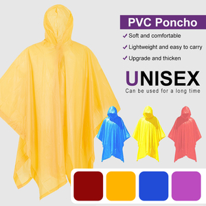 Red Printed Adult PVC <strong>Rain</strong> <strong>Ponchos</strong> for Motorcycle Rainwear Adult Portable <strong>Rain</strong> Jacket <strong>Rain</strong> Coat - Product Image 6