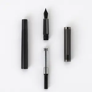 Jinhao 88 Luxury Gift Matte Black Color Fountain Pen Advertising Custom Company Logo Calligraphy Writing Pen