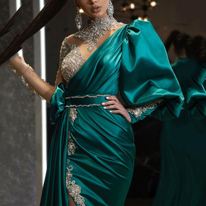 Sıcak pullu elbiseler kadın bayan zarif parti akşam Fishtail serpme Host Model kostüm sahne elbise <span class=keywords><strong>abiye</strong></span> - Product Image 2