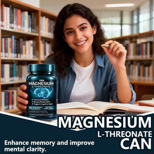 Cápsulas de L-Treonato de Magnesio para la Memoria, Claridad Mental, Salud Cognitiva, Función Cerebral, Veganas, OEM - Product Image 4