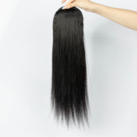 Shoumei Vente Chaude Extensions De Queue De Cheval Cordon De Cheveux Humains Haute Qualité Couleur Naturelle Crépus Droit Cordon Queue De Cheval